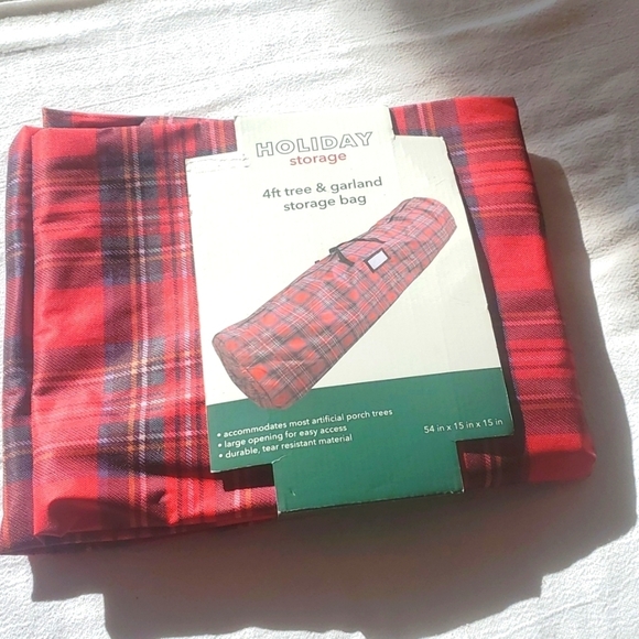 Holiday Storage 4' Tree & Garland Sz. 54"x15"x15" Storage Bag - Picture 1 of 3